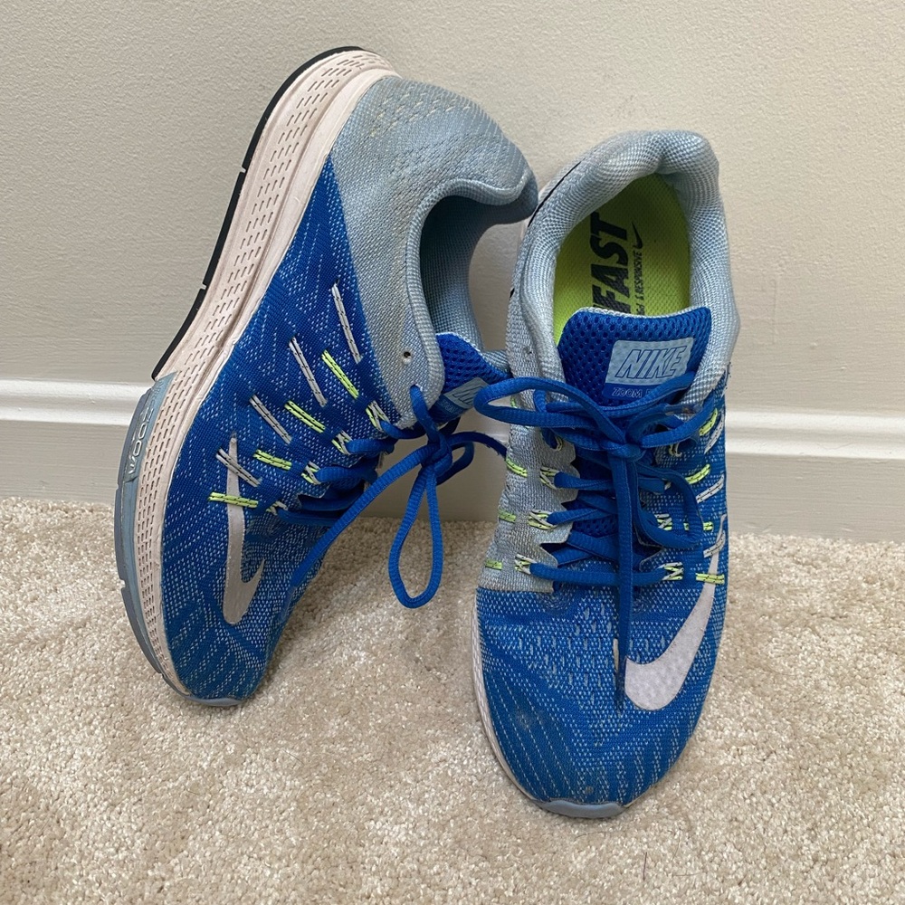 Nike Blue Zoom Elite 8 Sneakers
